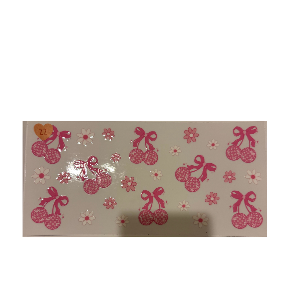 Disco Cherry Bows & Flowers