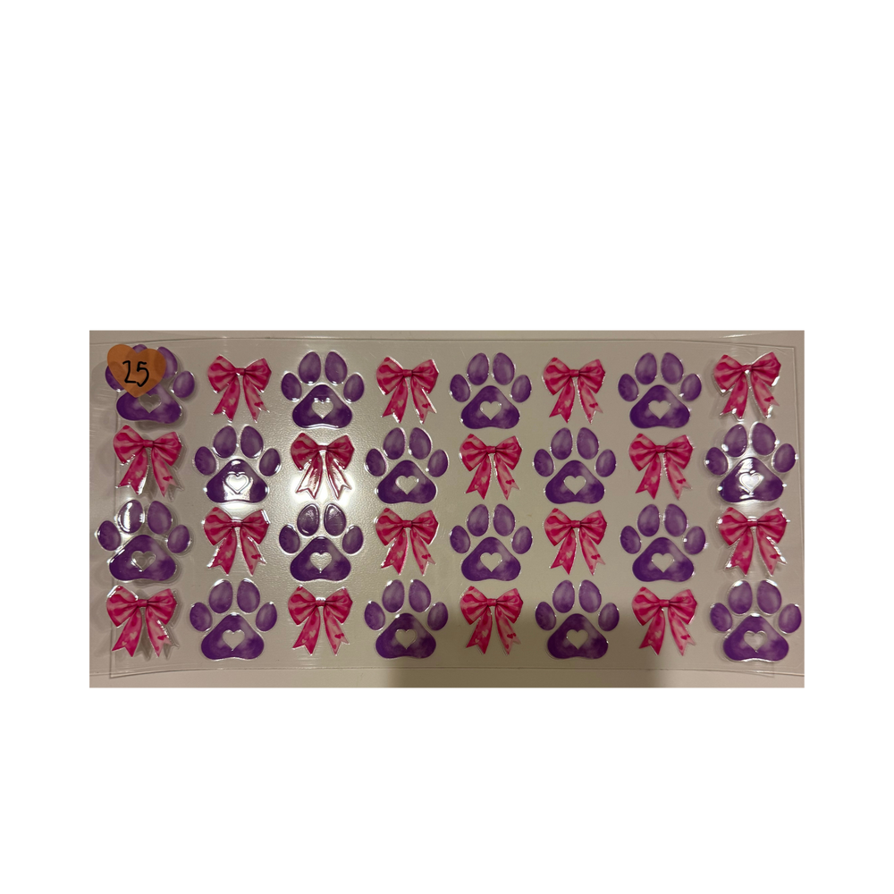 Purple Paws & Bows