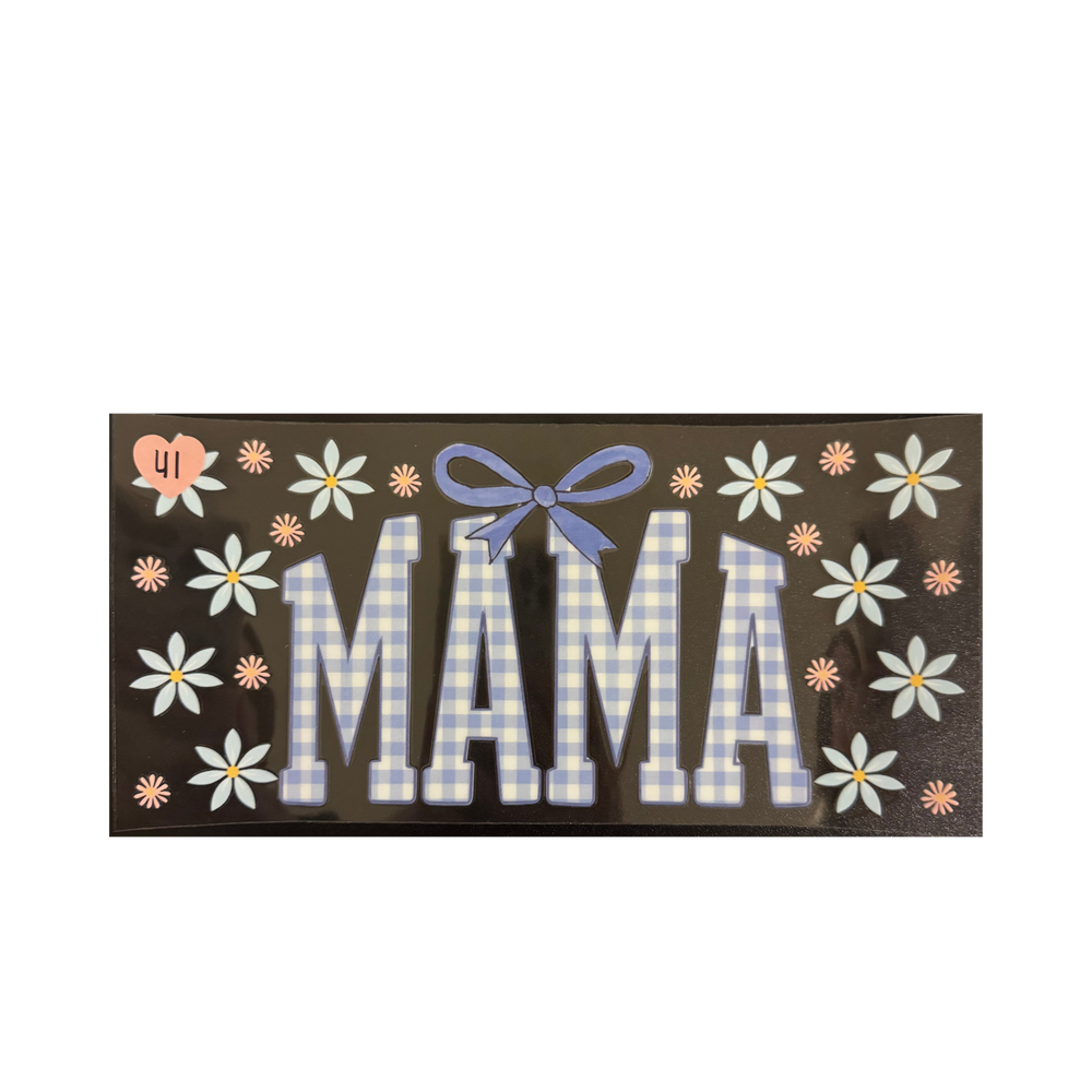 Periwinkle Checkered Mama
