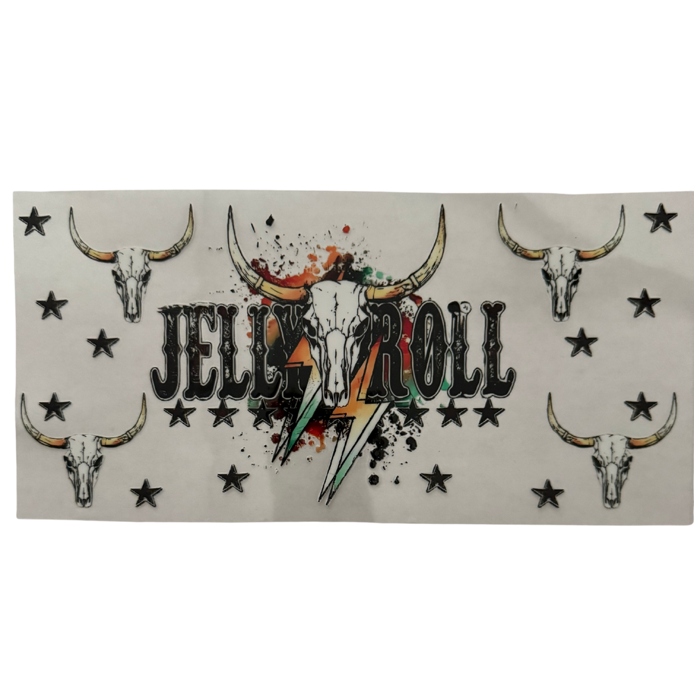 Jelly Roll Longhorn Skull