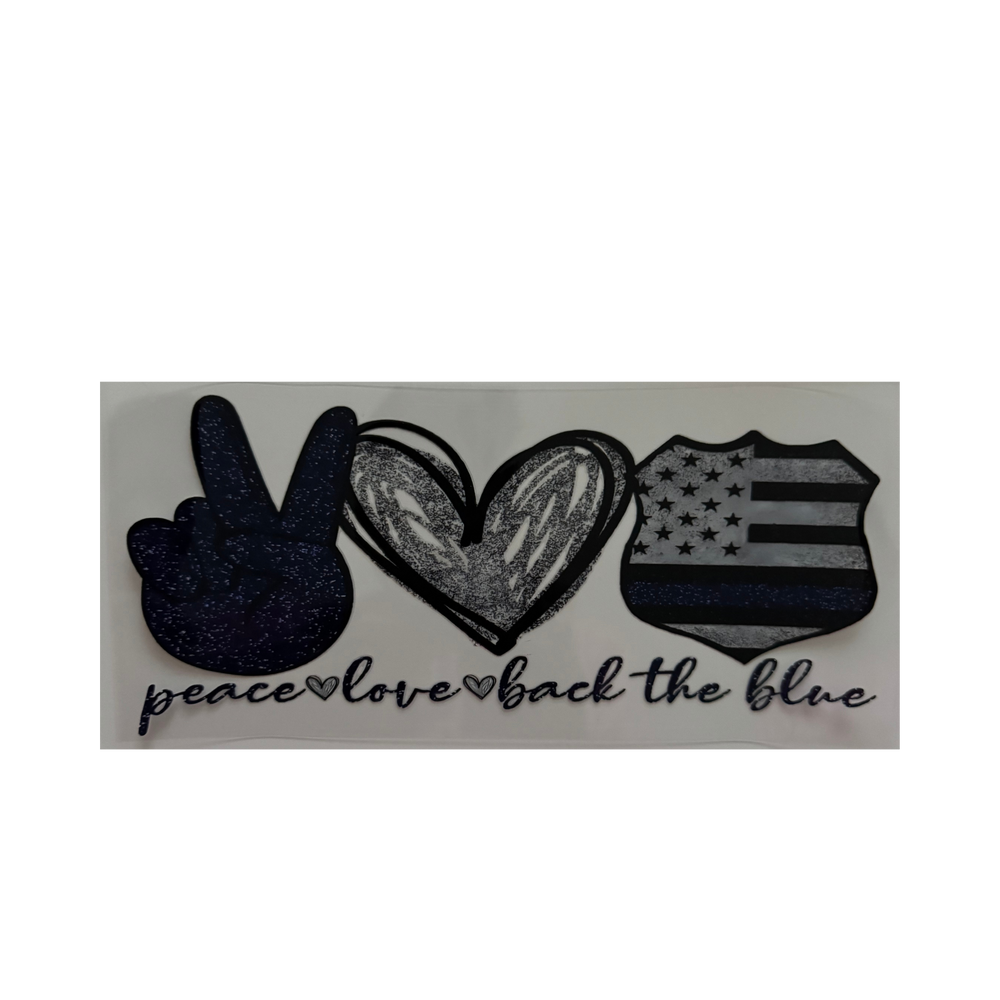 Peace Love Back the Blue