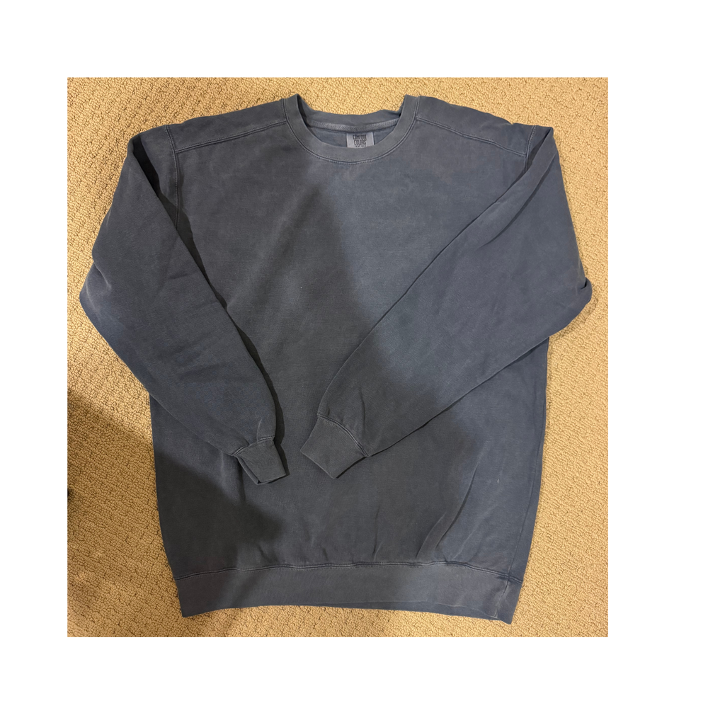 LARGE Navy Vintage Crewneck