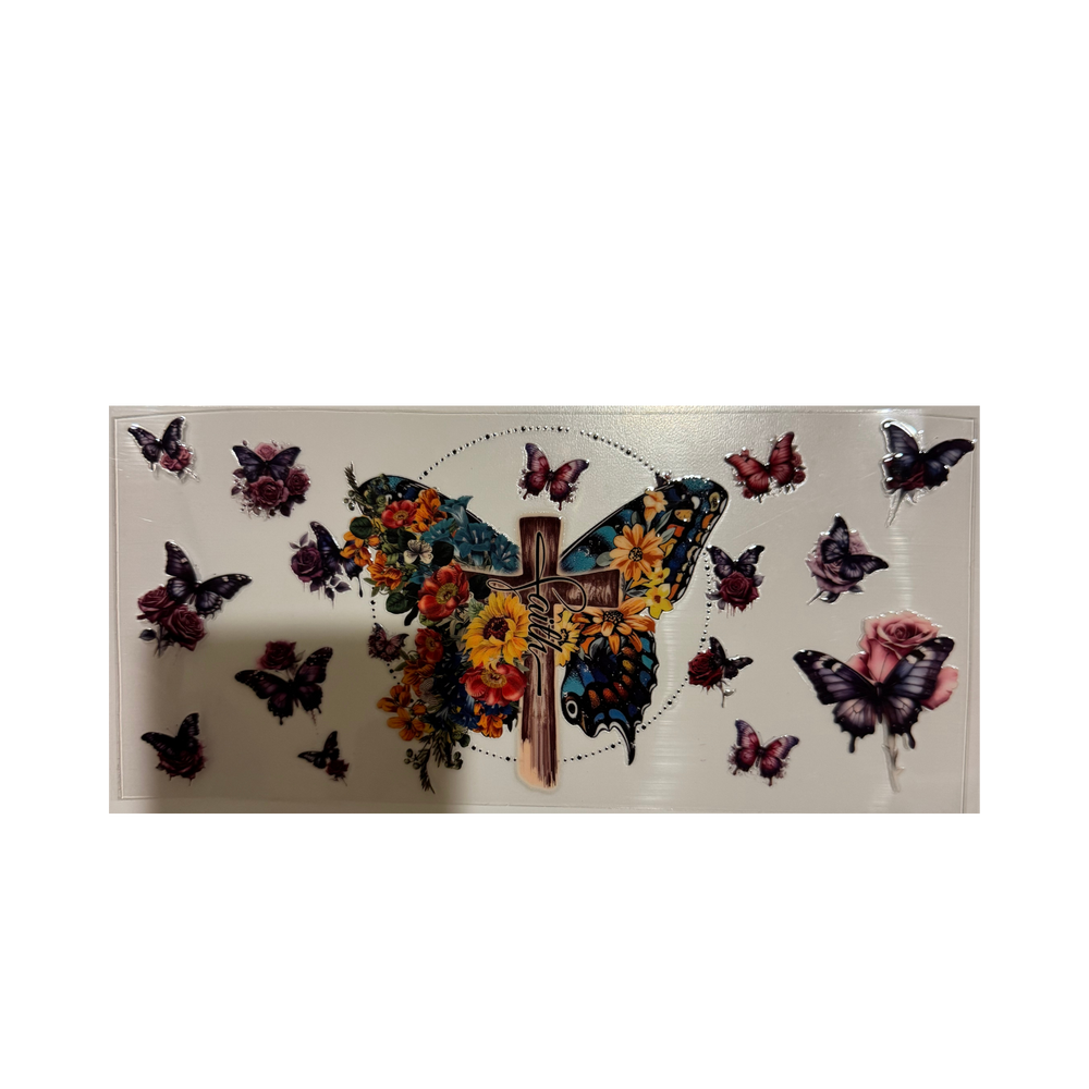 Faith Butterfly Cross