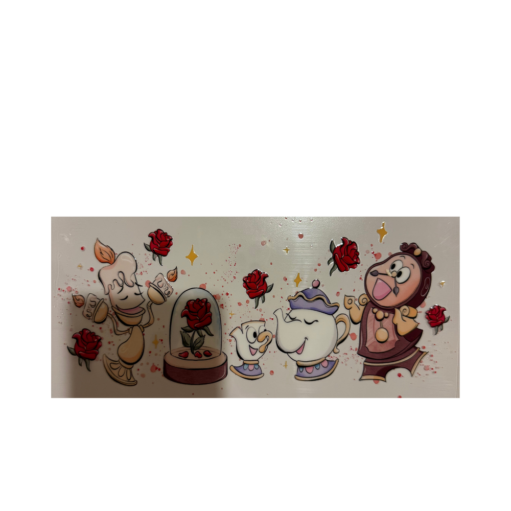 Mrs.Potts, Chip, Candle & Clock
