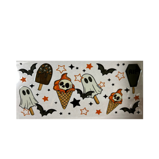 Ghost Ice Cream Cones