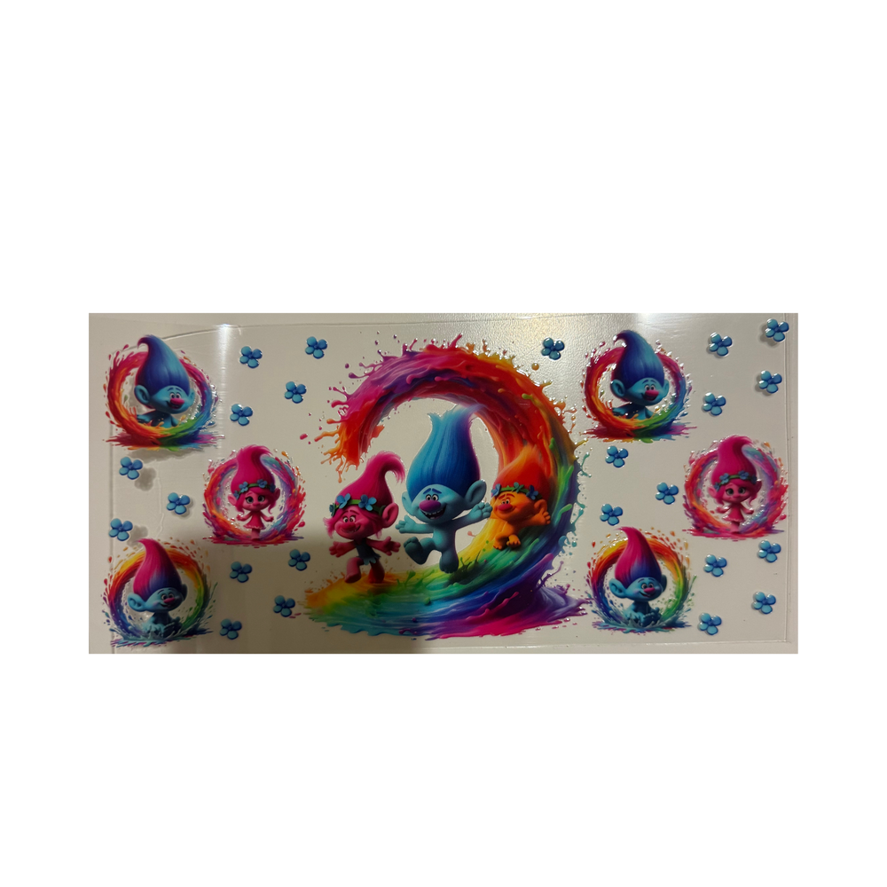 Trolls w/ Colorful Splash