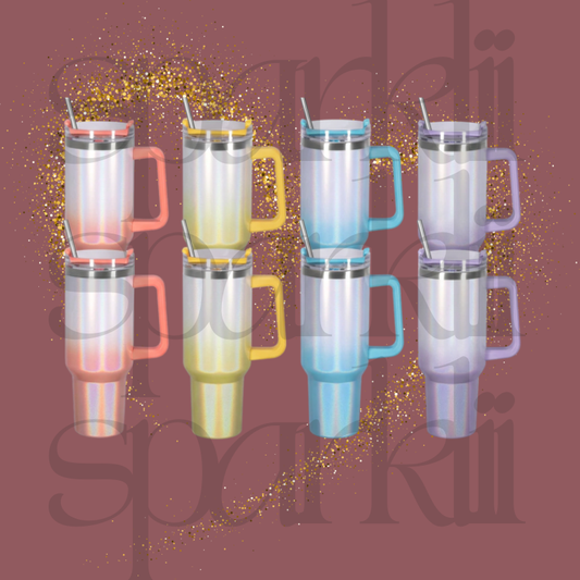 40oz Glitter Ombre Stainless - NON SNOWGLOBE
