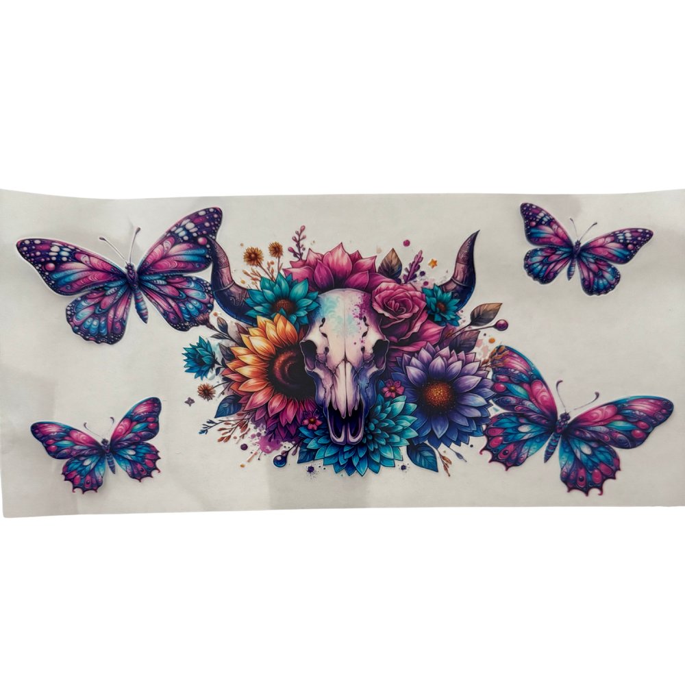 Longhorn & Butterflies