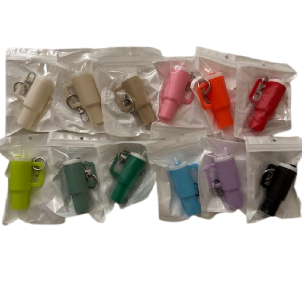 Solid Color Mini Keychain Tumbler