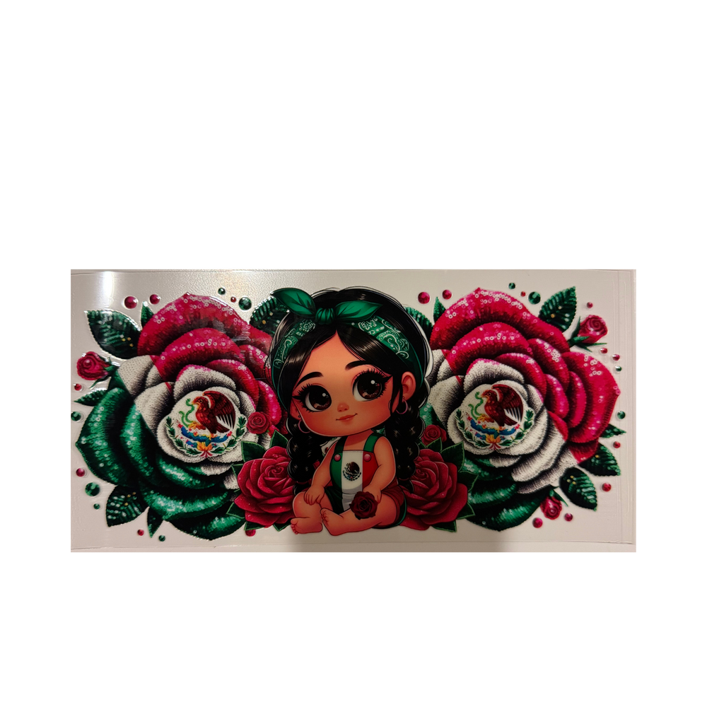 Mexican Girl w/ Flowers