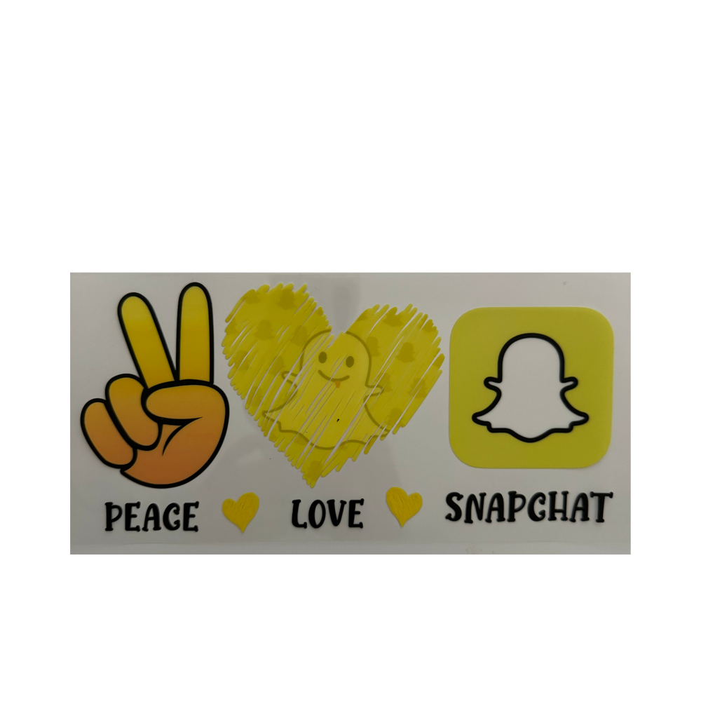 Peace Love Snapchat