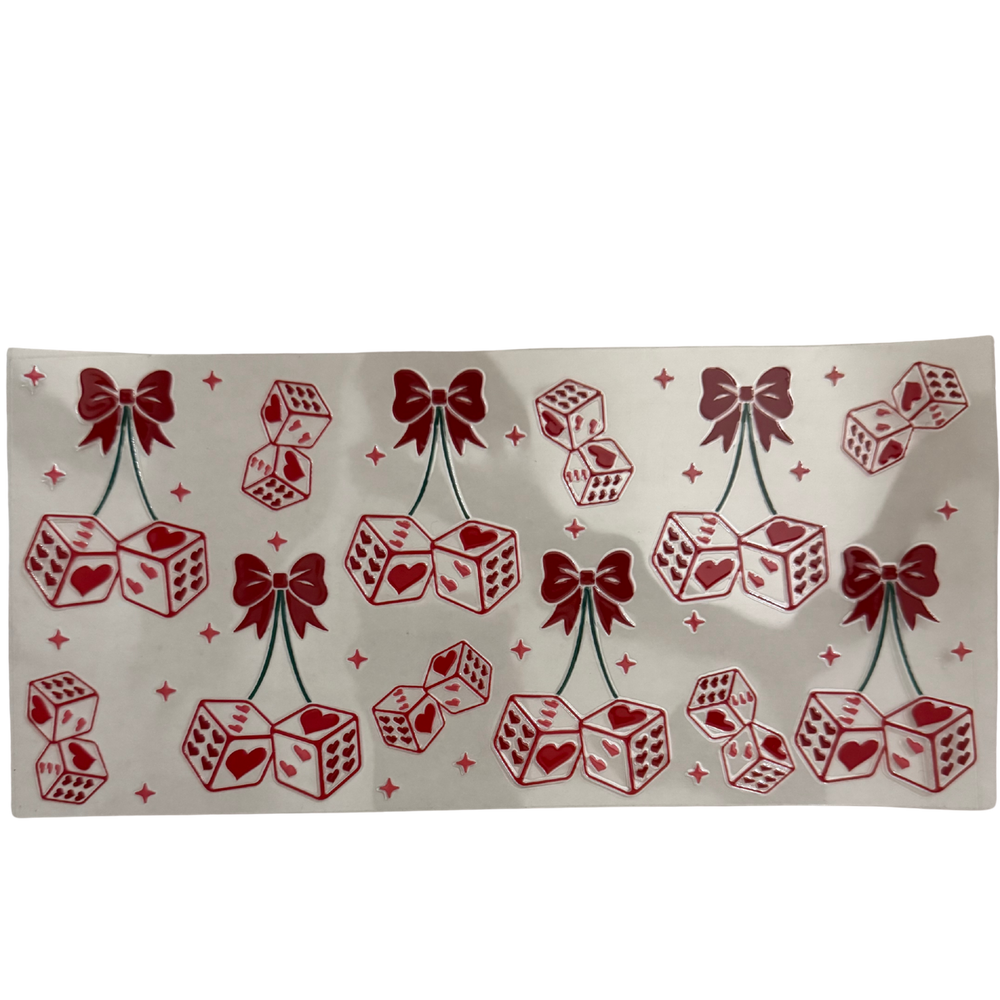 Heart Dice Bows
