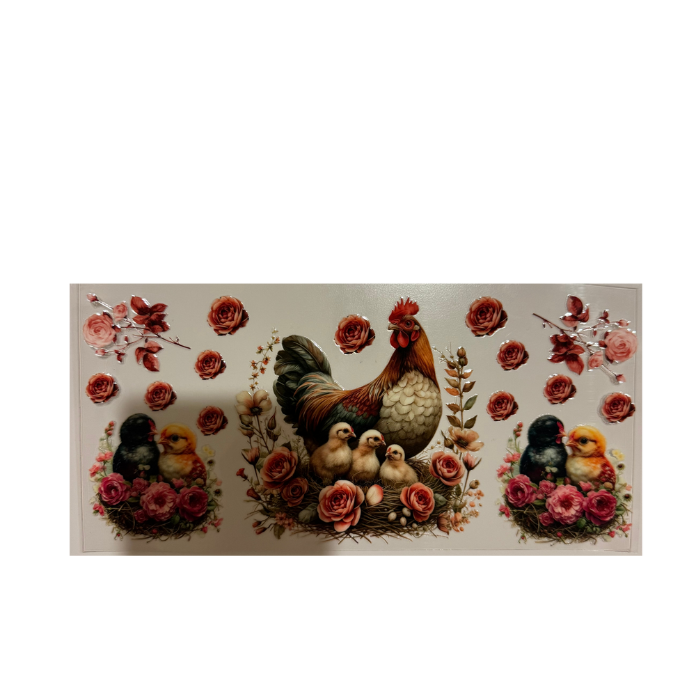 Chickens and Roses