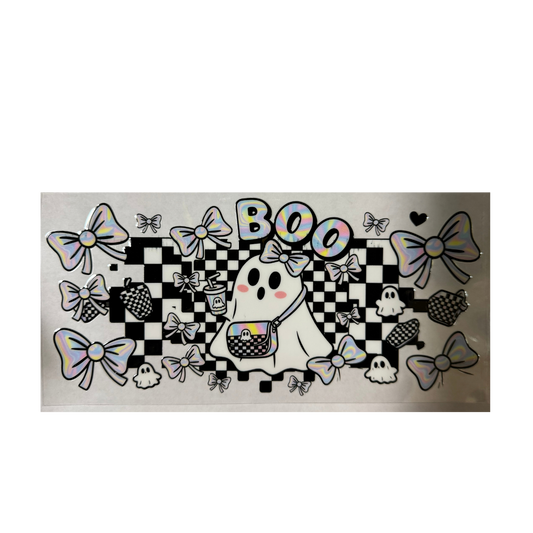 Checkered Boo Ghost