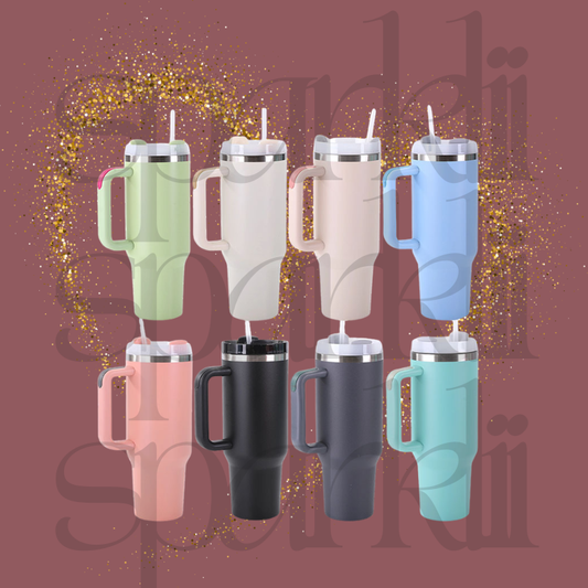 40oz Stainless Steel Tumbler - NON SNOWGLOBE