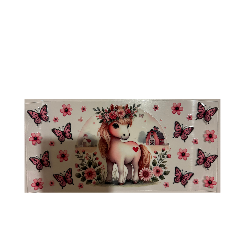 Horse & Butterflies
