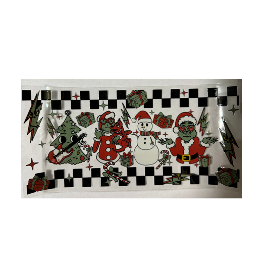 Grinch Checkered Xmas