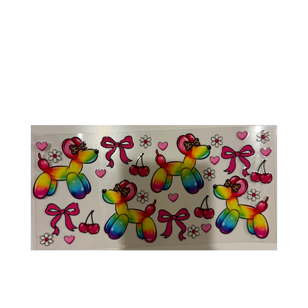 Rainbow Balloon Dog