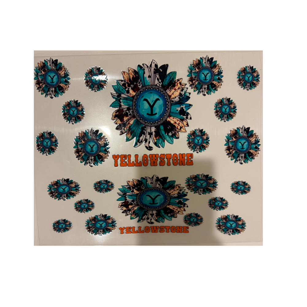 40oz - Yellowstone Flowers